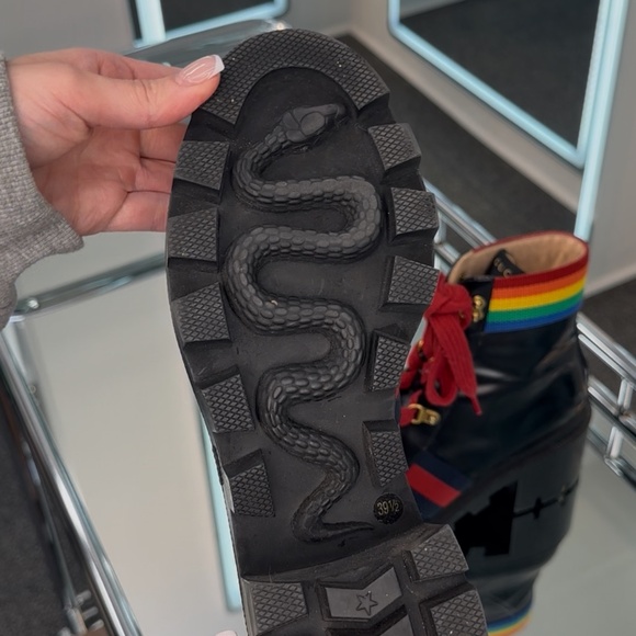Gucci Rainbow Combat Boot - Picture 3 of 6